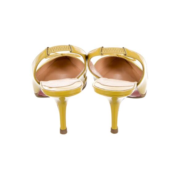 ❤️Christian Louboutin Patent Leather Bow Slingback Pumps❤️ - Picture 4 of 5